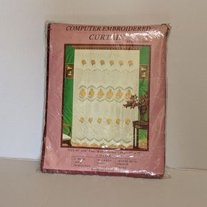 Computer Embroidered Curtains *Set of 2*
